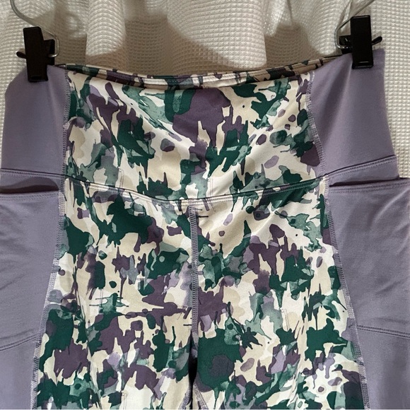 Joy, lab leggings, lavender, and abstract design, tie-dye women - Picture 2 of 5